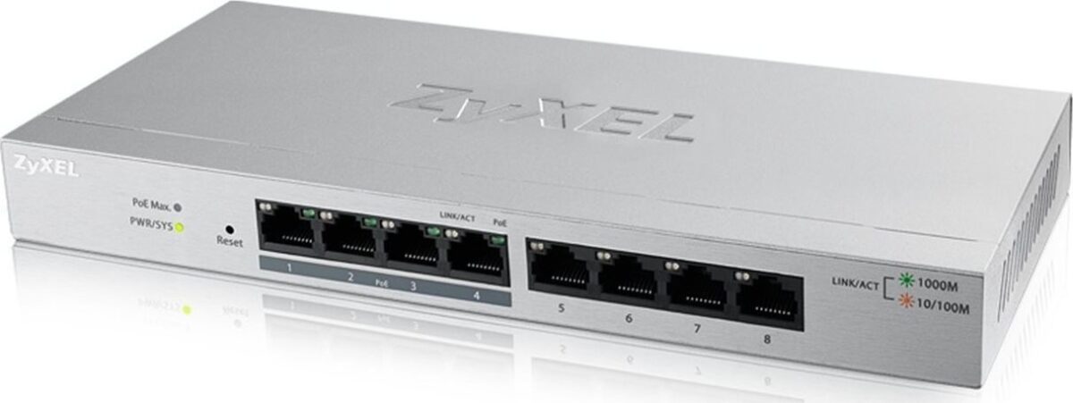 Zyxel GS1200-8HP v2 Managed L2 PoE - Image 1