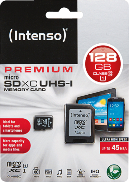 Intenso microSDXC Class 10 U1 UHS-I