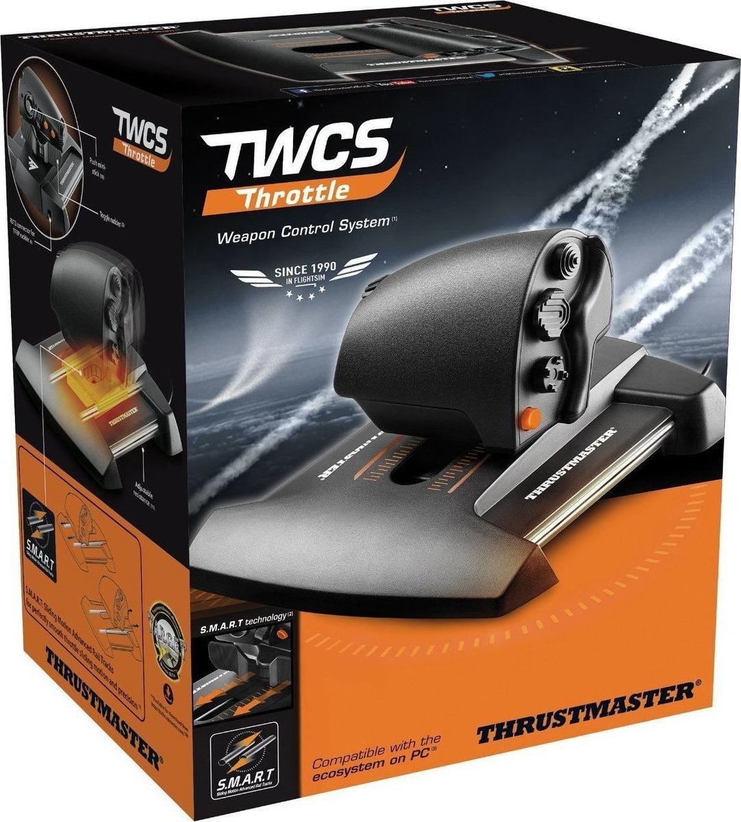 20170127171540_30a2c126 Thrustmaster TWCS Throttle Joystick Ενσύρματο Συμβατό με PC - Image 2