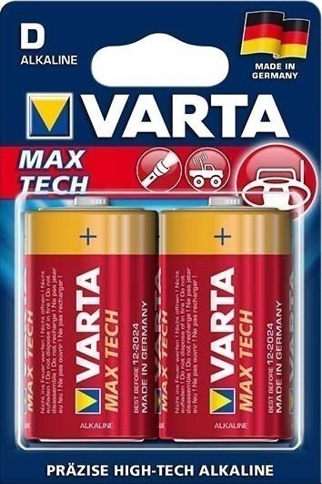 Varta Max Tech D 1.5V 2τμχ