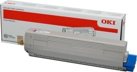 OKI 46443102 Γνήσιο Toner Laser Εκτυπωτή Ματζέντα High Capacity 10000 Σελίδων