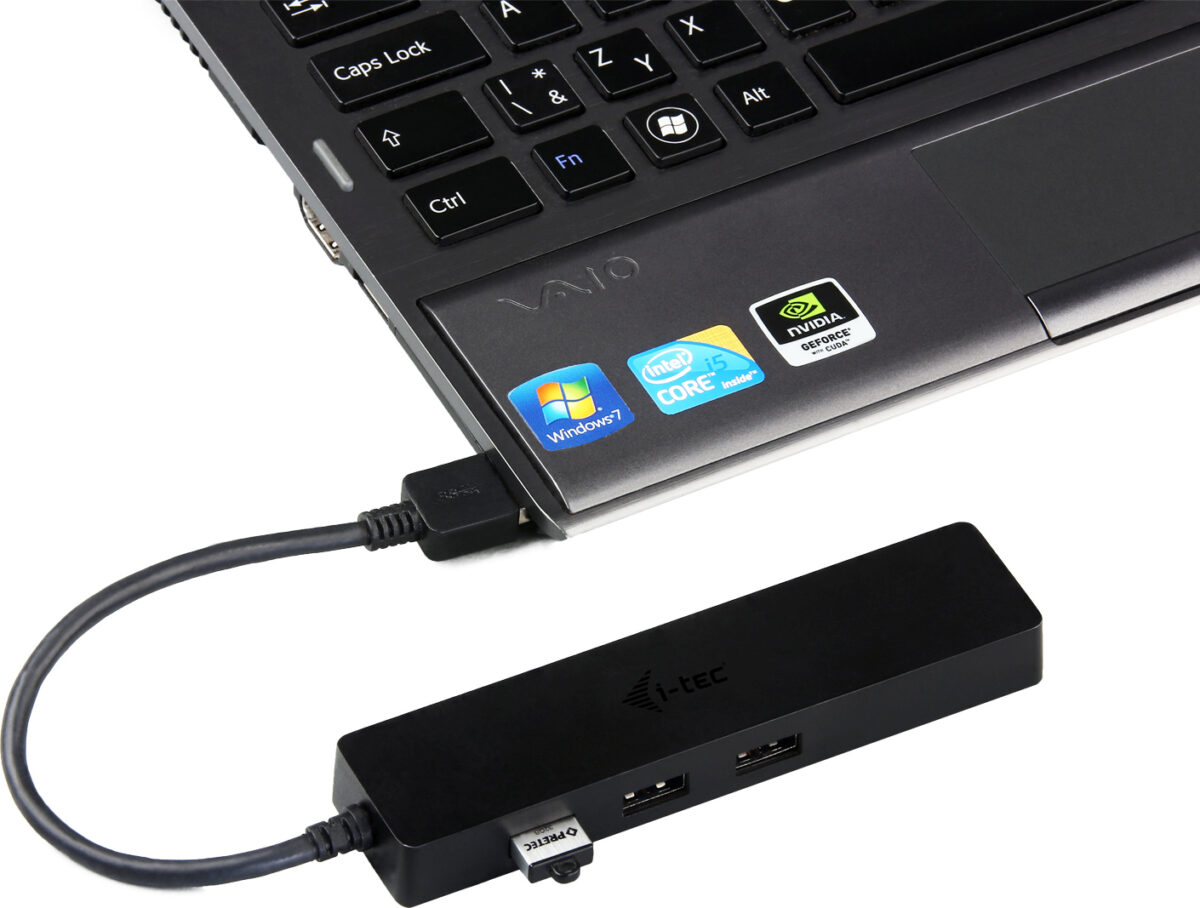 i-tec USB 3.0 Hub 3 Θυρών με σύνδεση USB-A / Ethernet - Image 3