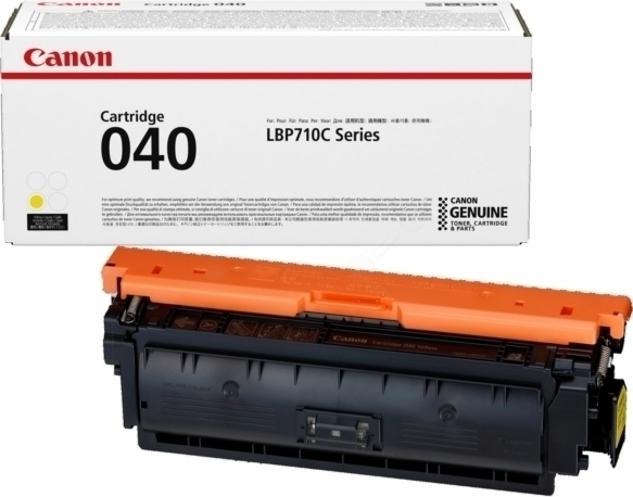 Canon 040 Γνήσιο Toner Laser Εκτυπωτή Κίτρινο 5400 Σελίδων (0454C001)