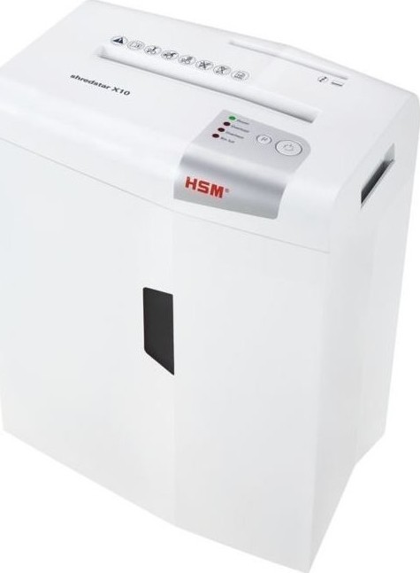 HSM Καταστροφέας Εγγράφων και CD X10 4.5x30mm Cross Cut 10 Φύλλων με Κάδο 20lt