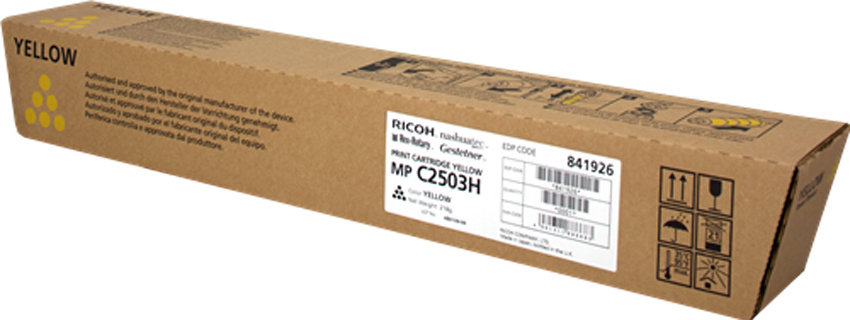 Ricoh 841926 Γνήσιο Toner Laser Εκτυπωτή Κίτρινο High Capacity 9500 Σελίδων