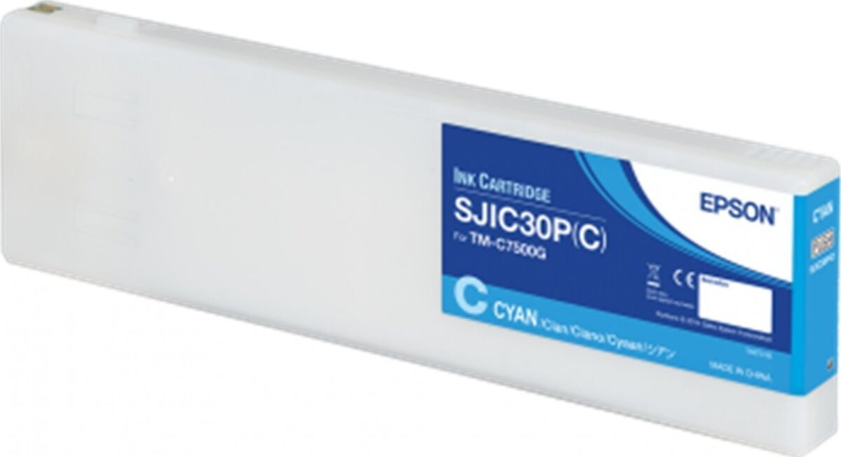 Epson SJIC30P Γνήσιο Μελάνι Εκτυπωτή InkJet Κυανό (C33S020640) - Image 1