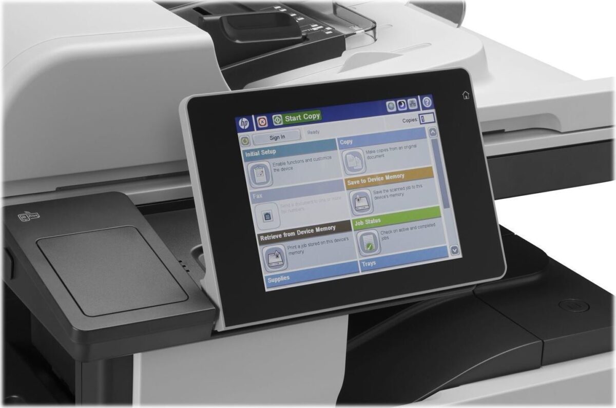 HP LaserJet Enterprise MFP M725dn Ασπρόμαυρο Πολυμηχάνημα - Image 3