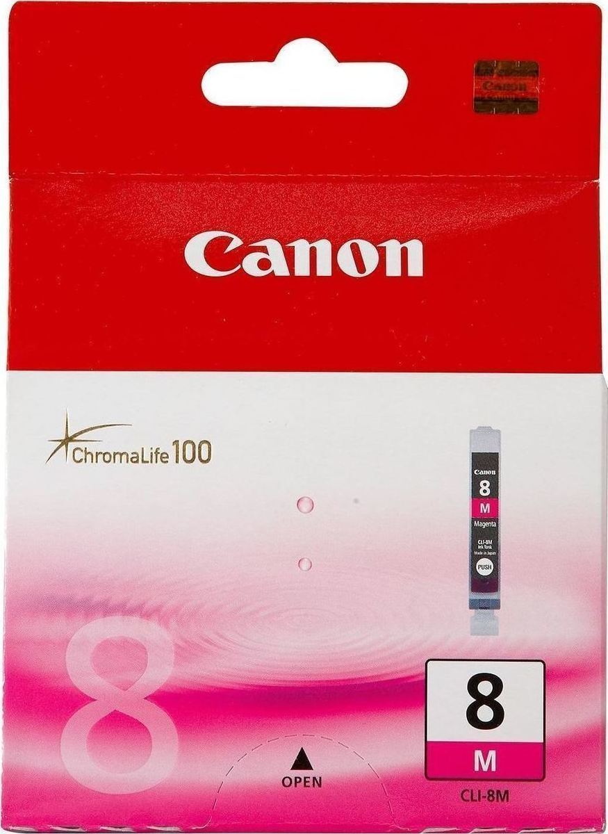 Canon CLI-8 Γνήσιο Μελάνι Εκτυπωτή InkJet Ματζέντα (0622B001)