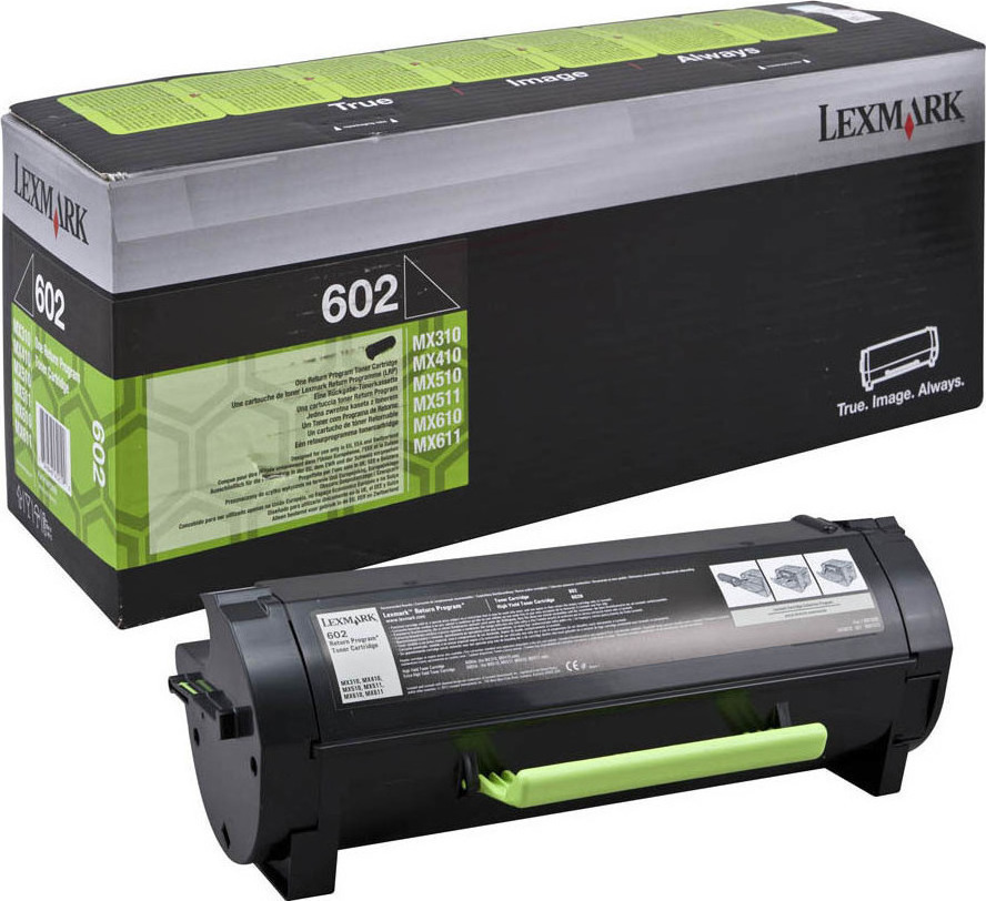Lexmark 602 Γνήσιο Toner Laser Εκτυπωτή Μαύρο Return Program 2500 Σελίδων (60F2000)