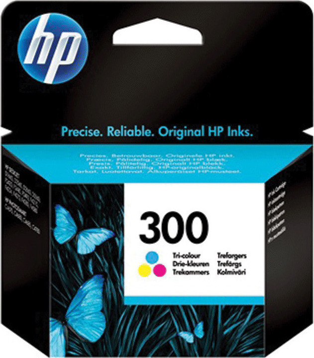 HP 300 Γνήσιο Μελάνι Εκτυπωτή InkJet Πολλαπλό (Color) (CC643EE)