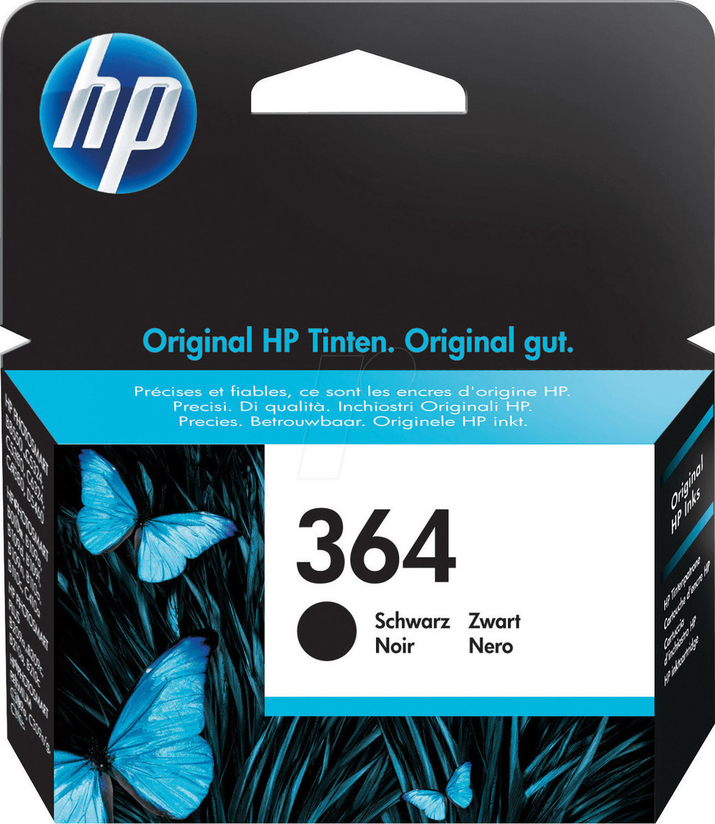 HP 364 Γνήσιο Μελάνι Εκτυπωτή InkJet Μαύρο (CB316EE)