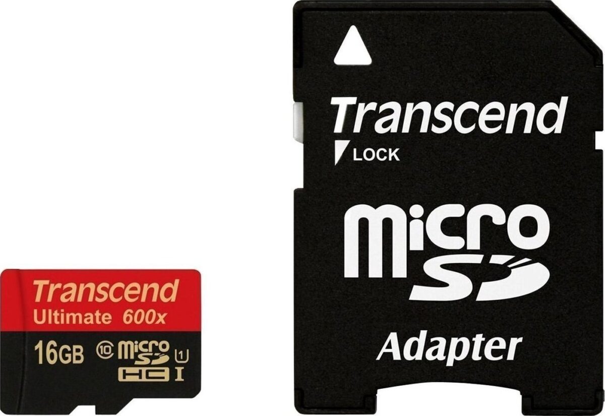 Transcend Ultimate 600x microSDHC Class 10 U1 UHS-I - Image 1