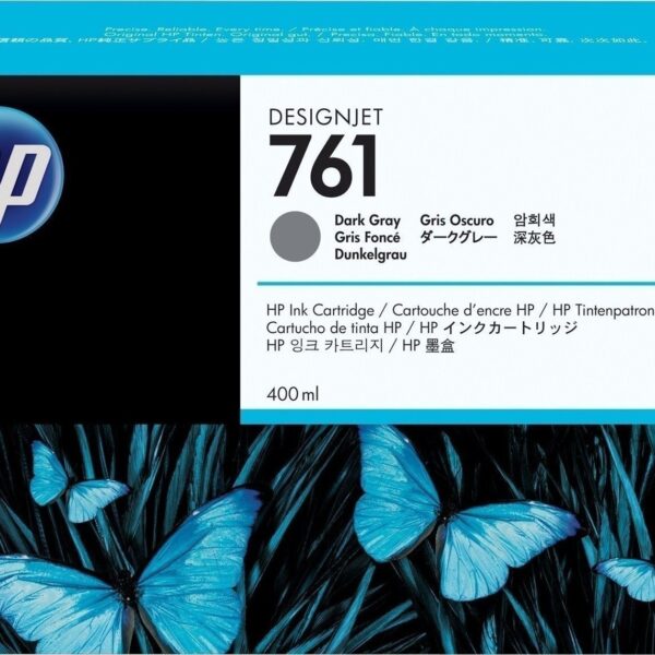 HP 761 Cyan 400ml Γνήσιο Μελάνι Εκτυπωτή InkJet