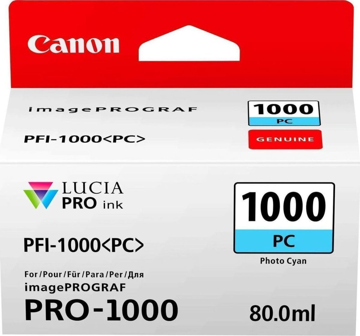 Canon PFI-1000 Γνήσιο Μελάνι Εκτυπωτή InkJet - Image 1