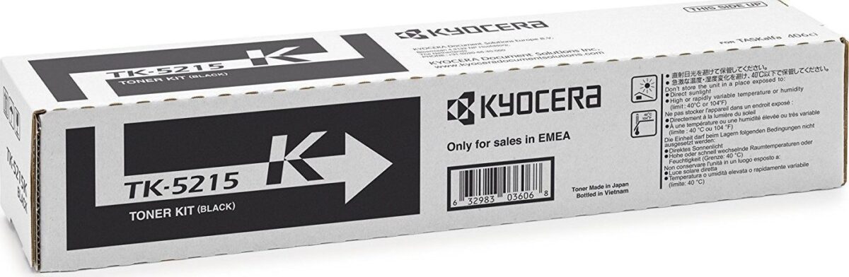 Kyocera TK-5215K Γνήσιο Toner Laser Εκτυπωτή Μαύρο 20000 Σελίδων (1T02R60NL0) - Image 1