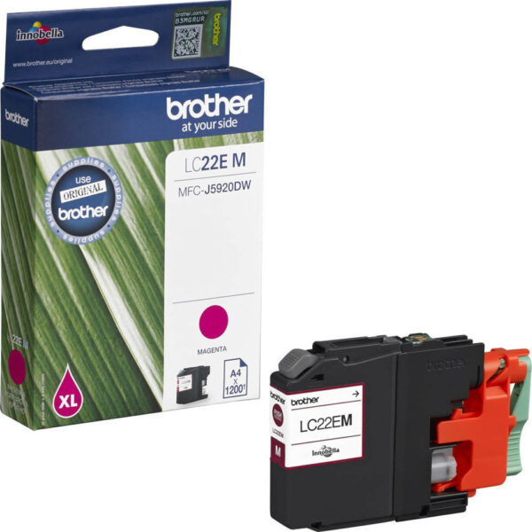 Brother LC22E Γνήσιο Μελάνι Εκτυπωτή InkJet
