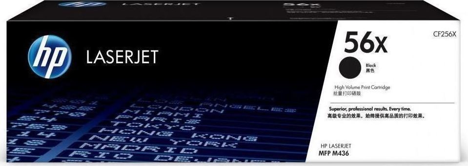 HP 56X Γνήσιο Toner Laser Εκτυπωτή Μαύρο High Yield 13700 Σελίδων (CF256X)