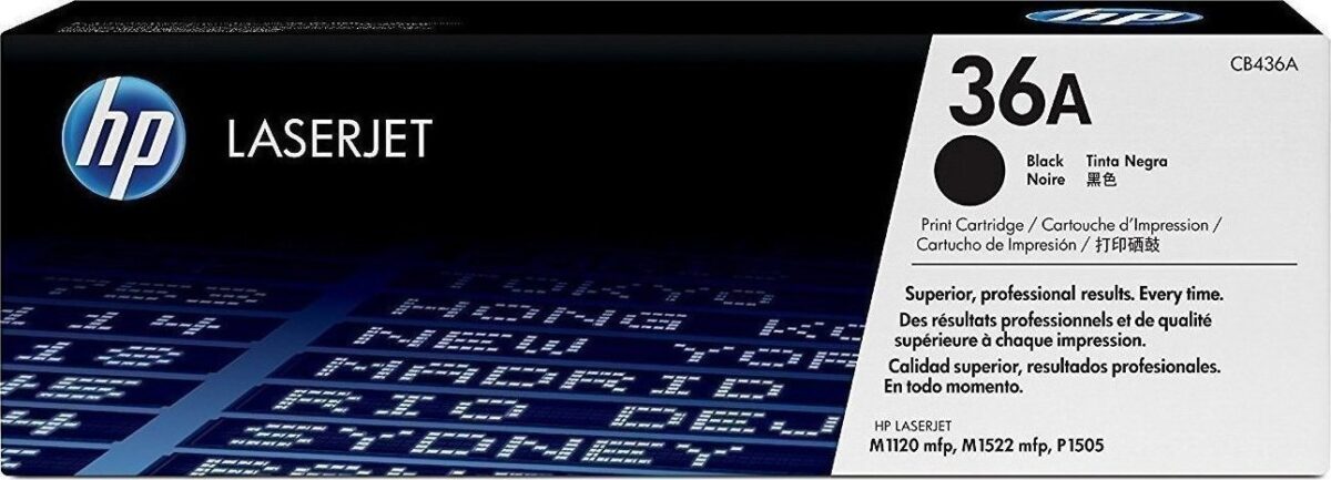 HP 36A Γνήσιο Toner Laser Εκτυπωτή Μαύρο 2000 Σελίδων (CB436A) - Image 1