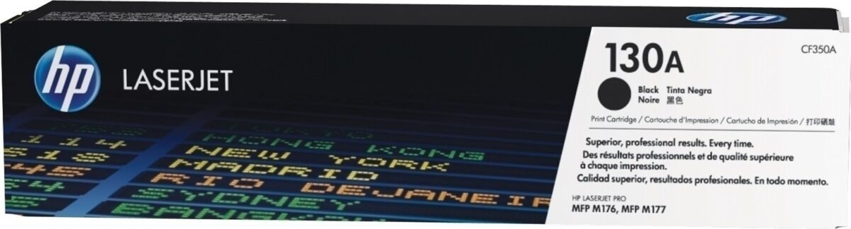 HP 130A Γνήσιο Toner Laser Εκτυπωτή Μαύρο 1300 Σελίδων (CF350A) - Image 1