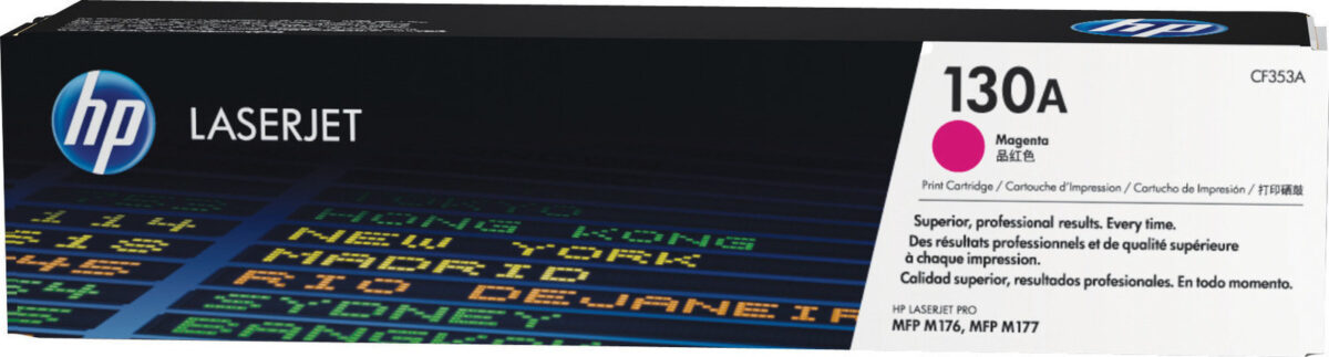 HP 130A Γνήσιο Toner Laser Εκτυπωτή Ματζέντα 1000 Σελίδων (CF353A) - Image 1