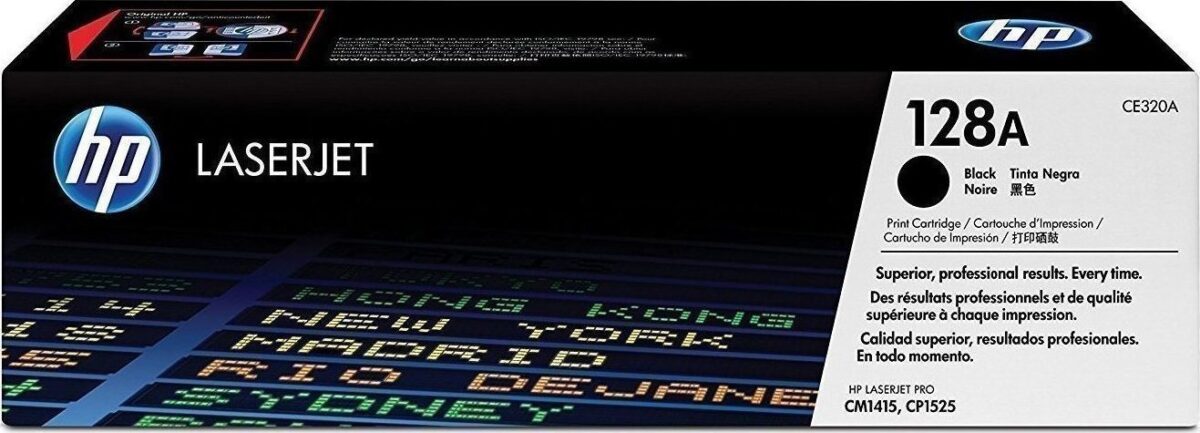 HP 128A Γνήσιο Toner Laser Εκτυπωτή Μαύρο 2000 Σελίδων (CE320A) - Image 1