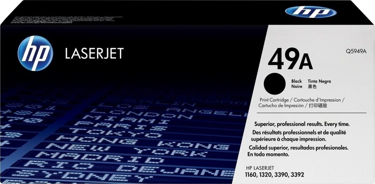 HP 49A Γνήσιο Toner Laser Εκτυπωτή Μαύρο 2500 Σελίδων (Q5949A) - Image 1