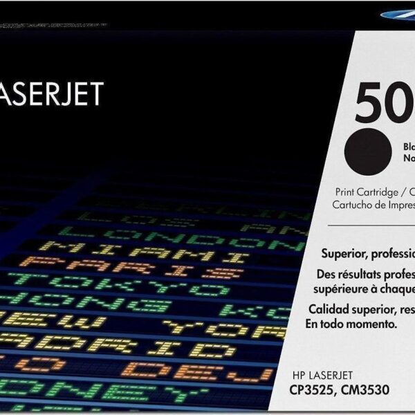 HP 504A Γνήσιο Toner Laser Εκτυπωτή Μαύρο 5000 Σελίδων (CE250A)