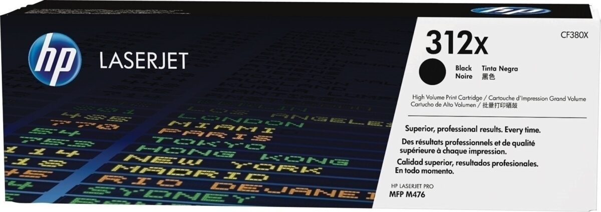 HP 312X Γνήσιο Toner Laser Εκτυπωτή Μαύρο High Yield 4400 Σελίδων (CF380X) - Image 1