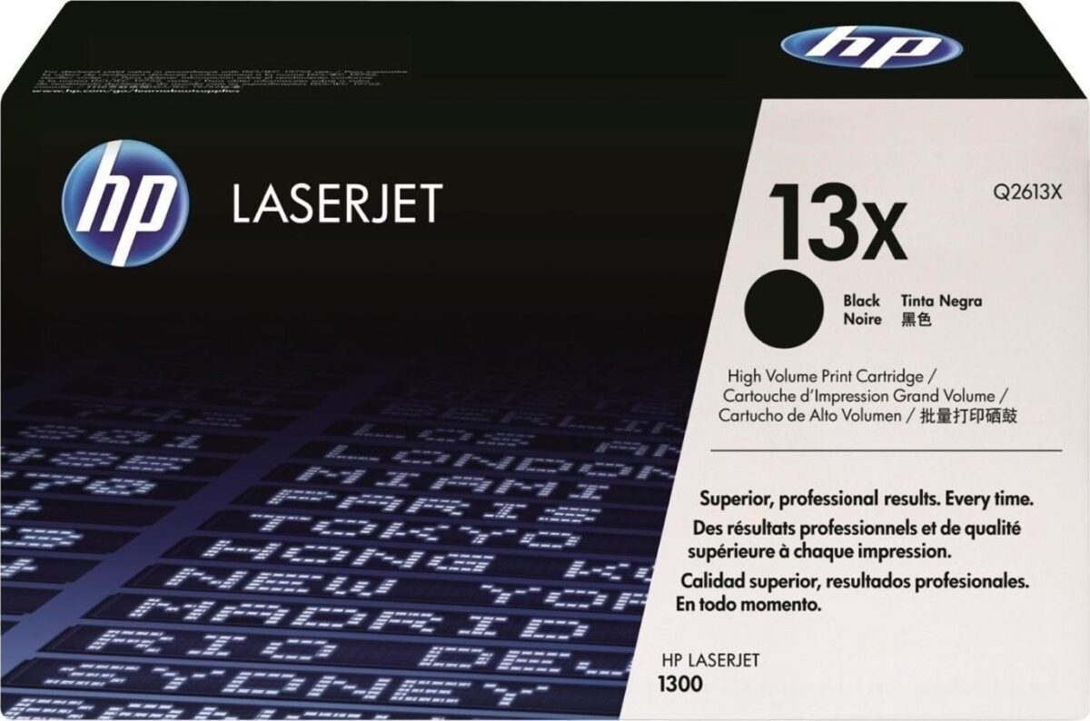 HP 13X Γνήσιο Toner Laser Εκτυπωτή Μαύρο High Yield 4000 Σελίδων (Q2613X) - Image 1