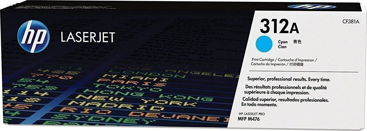 HP 312A Γνήσιο Toner Laser Εκτυπωτή Κυανό 2700 Σελίδων (CF381A)