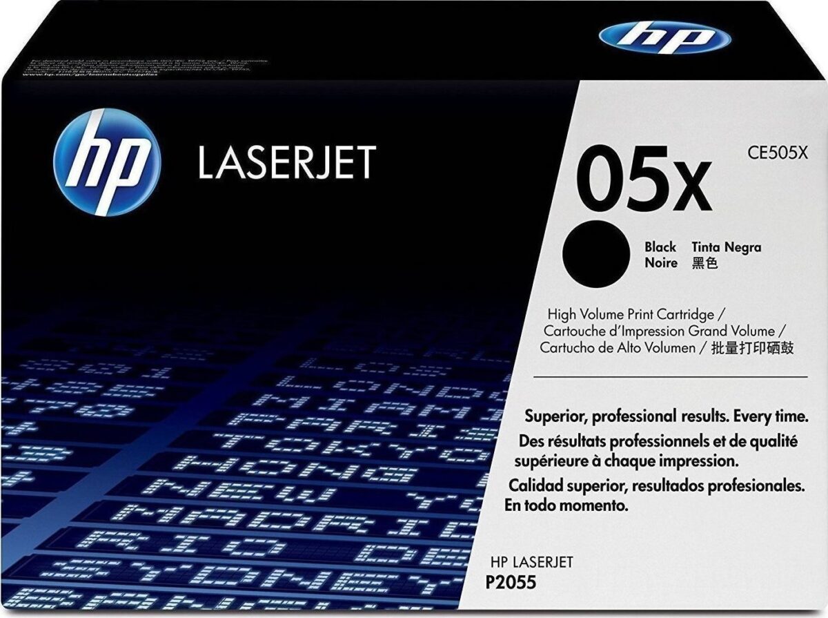HP 05X Γνήσιο Toner Laser Εκτυπωτή Μαύρο High Yield 6500 Σελίδων (CE505X) - Image 1