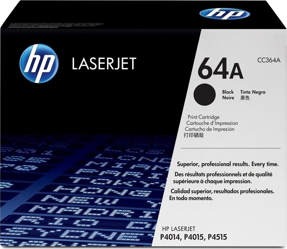 HP 64A Γνήσιο Toner Laser Εκτυπωτή Μαύρο 10000 Σελίδων (CC364A) - Image 1
