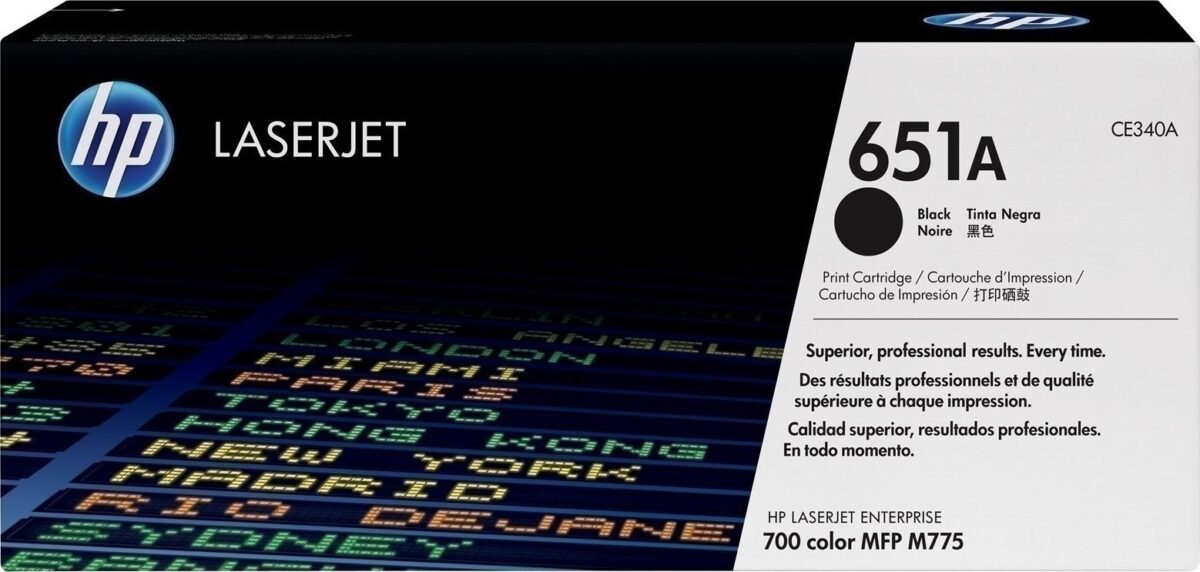 HP 651A Γνήσιο Toner Laser Εκτυπωτή Μαύρο 13500 Σελίδων (CE340A) - Image 1
