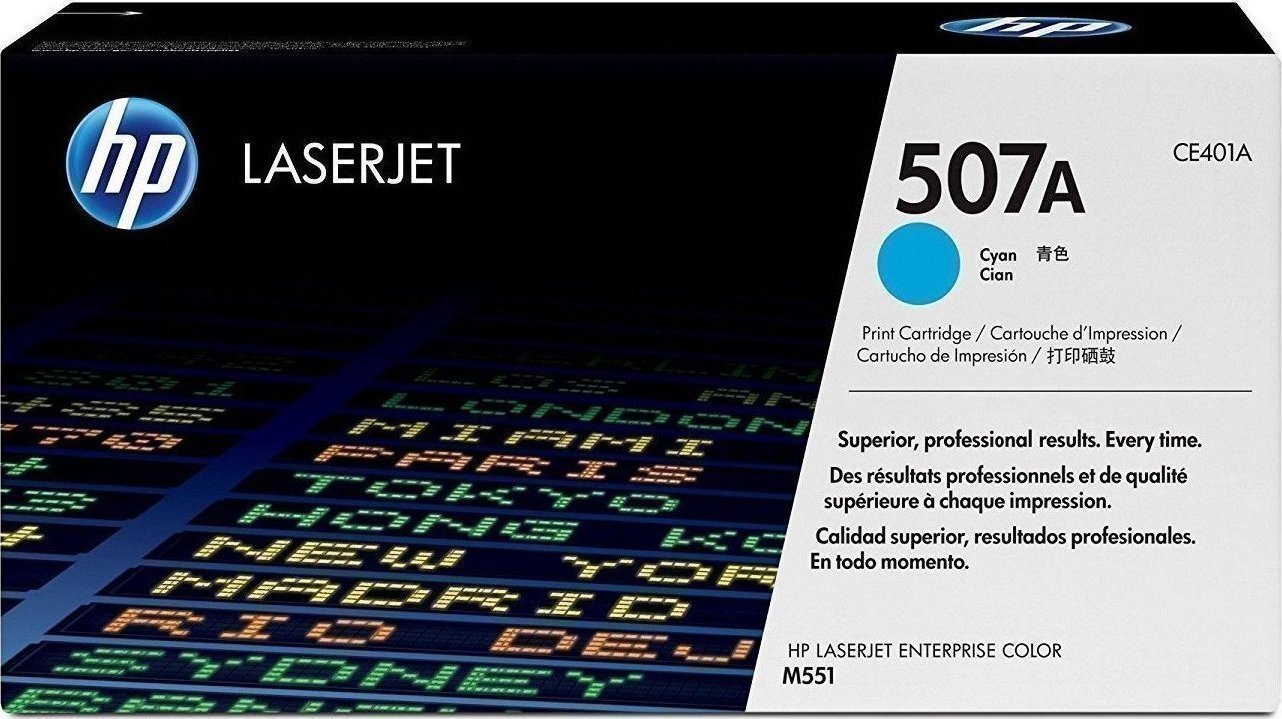 20180105133125_hp_507a_cyan_toner_ce401a HP 507A Γνήσιο Toner Laser Εκτυπωτή Κυανό 6000 Σελίδων (CE401A) - Image 1
