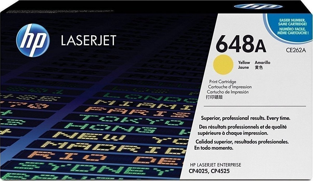 HP 648A Γνήσιο Toner Laser Εκτυπωτή Κίτρινο 11000 Σελίδων (CE262A)