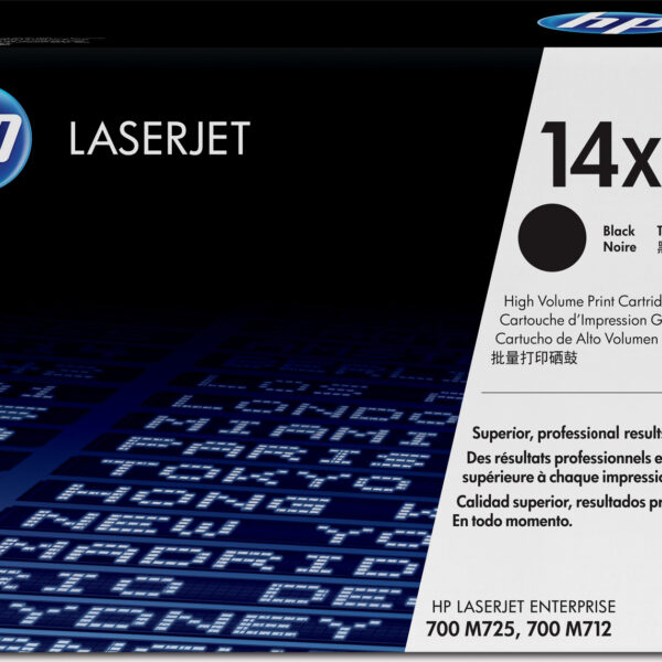 HP 14X Γνήσιο Toner Laser Εκτυπωτή Μαύρο High Yield 17500 Σελίδων (CF214X)
