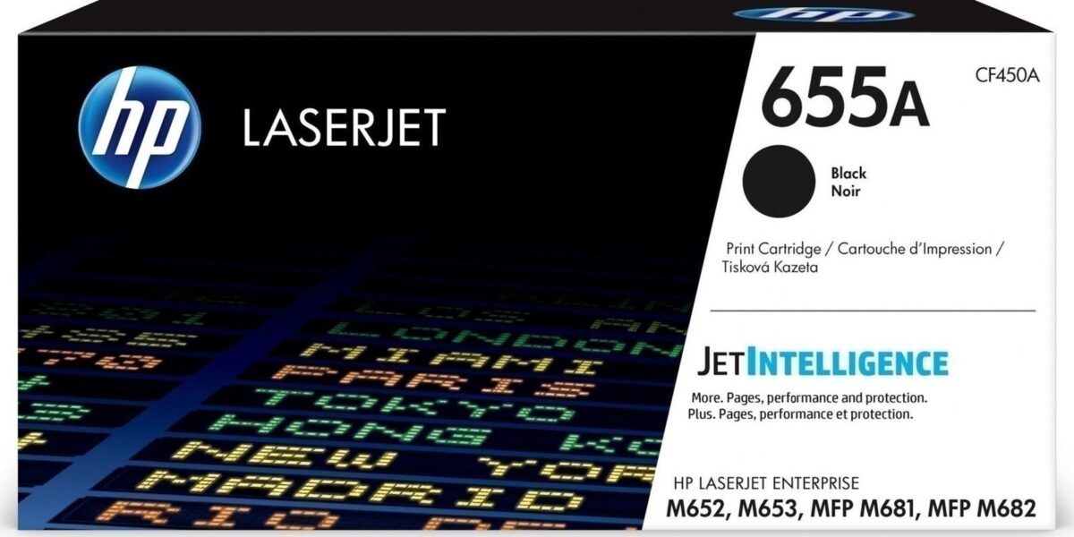 HP 655A Γνήσιο Toner Laser Εκτυπωτή Μαύρο 12500 Σελίδων (CF450A) - Image 1