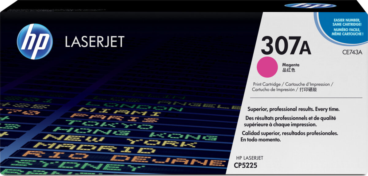 HP 307A Γνήσιο Toner Laser Εκτυπωτή Ματζέντα 7300 Σελίδων (CE743A) - Image 1