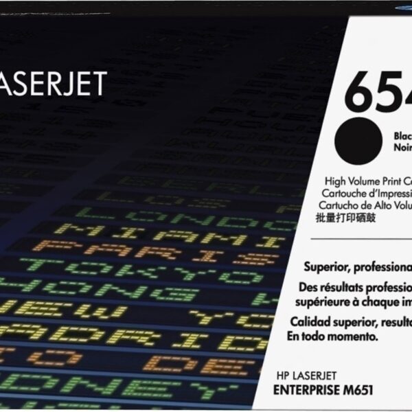 HP 654X Γνήσιο Toner Laser Εκτυπωτή Μαύρο High Yield 20500 Σελίδων (CF330X)