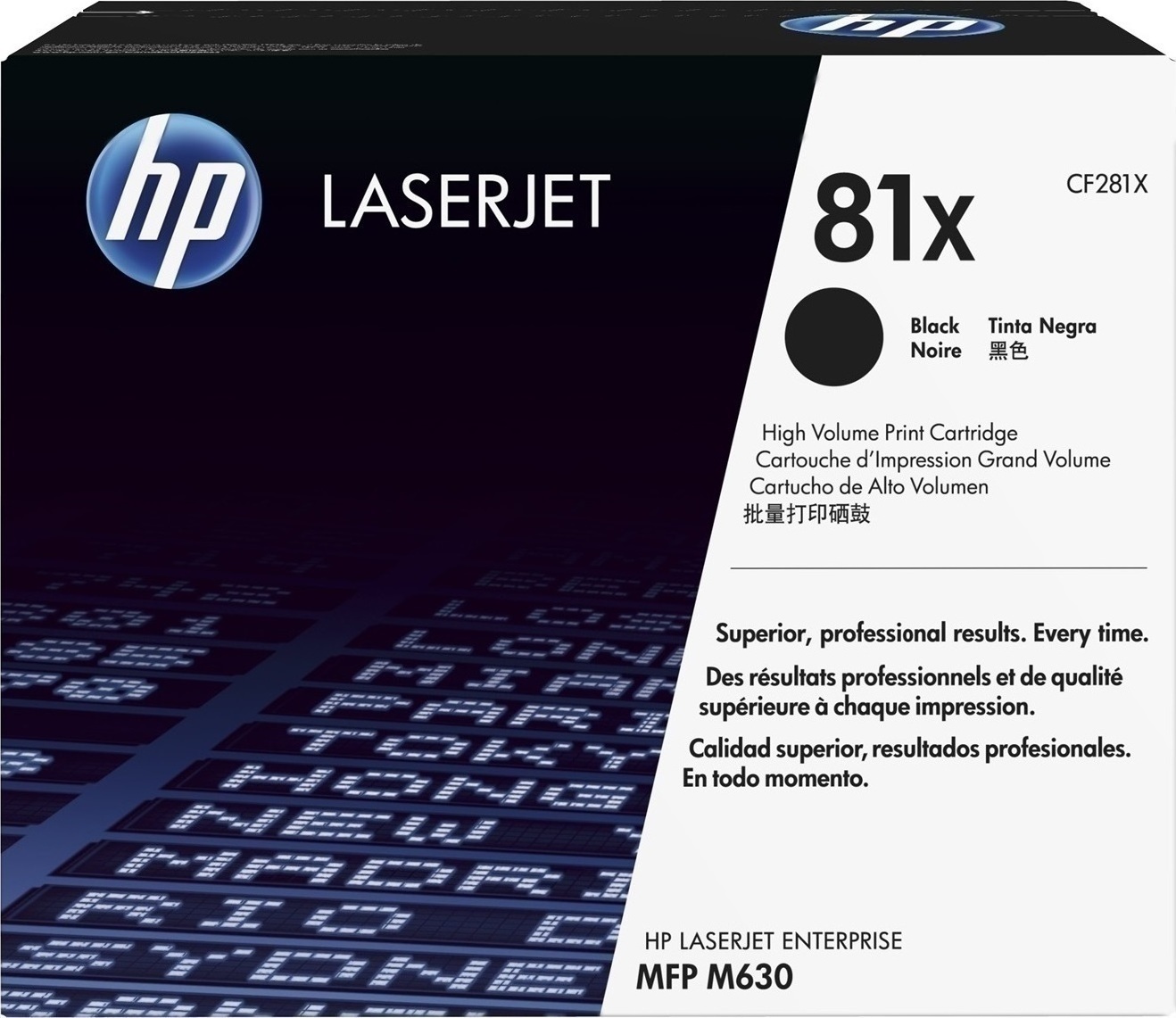HP 81X Γνήσιο Toner Laser Εκτυπωτή Μαύρο High Yield 25000 Σελίδων (CF281X)