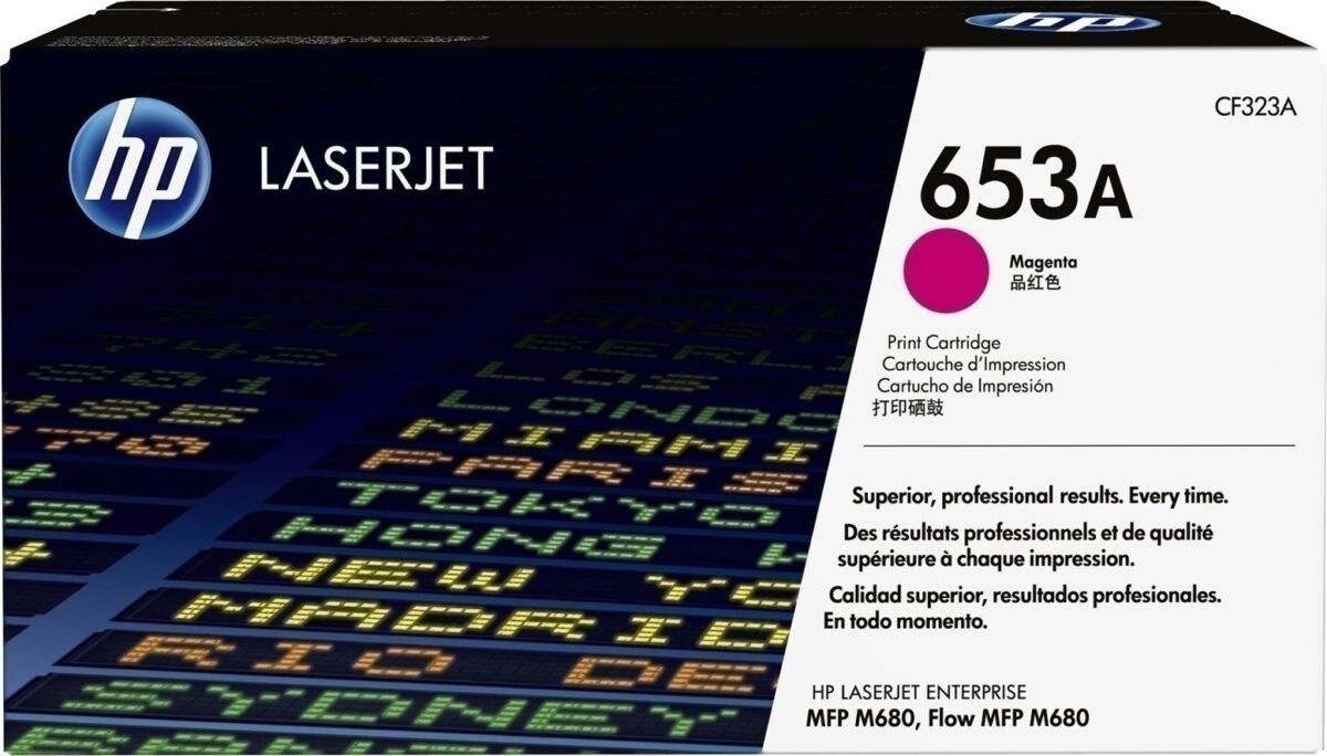 HP 653A Γνήσιο Toner Laser Εκτυπωτή Ματζέντα 16500 Σελίδων (CF323A) - Image 1