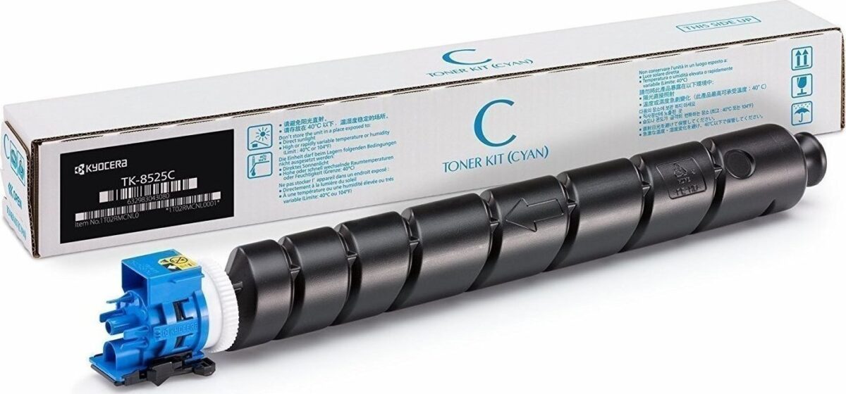 Kyocera TK-8525C Γνήσιο Toner Laser Εκτυπωτή Κυανό 20000 Σελίδων (1T02RMCNL0 1T02RMCNL1) - Image 1