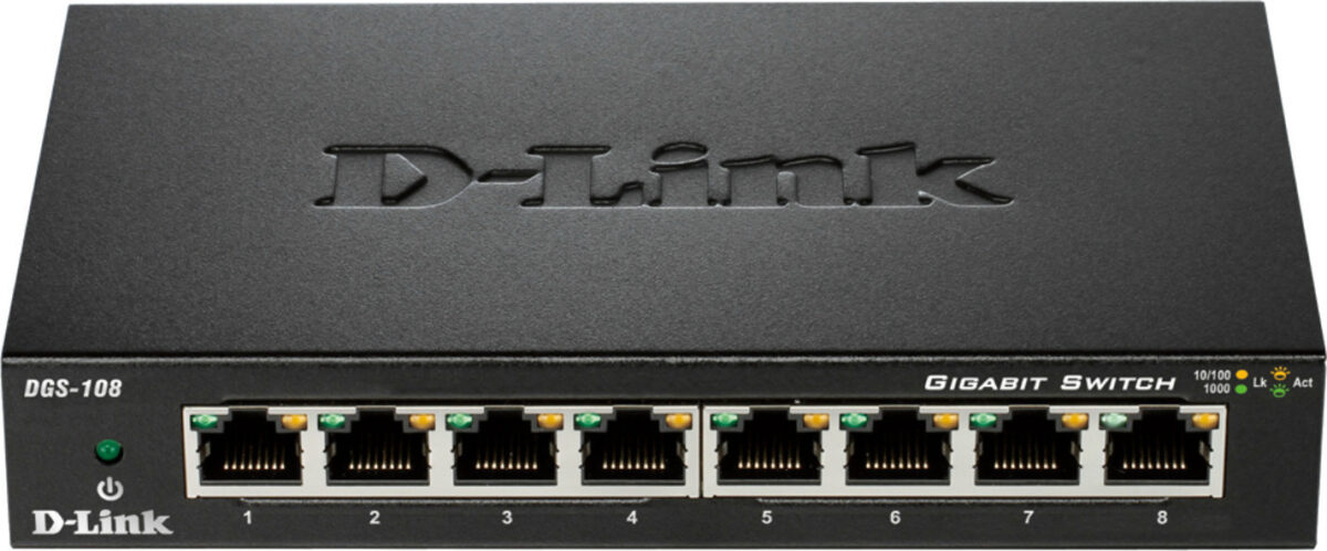 D-Link DGS-108 Unmanaged L2 - Image 1