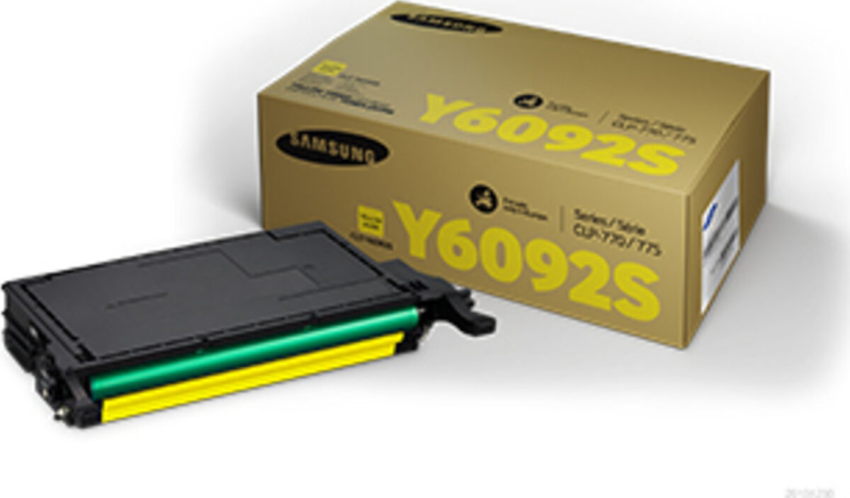 Samsung CLT-Y6092S Γνήσιο Toner Laser Εκτυπωτή Κίτρινο 7000 Σελίδων (SU559A) - Image 1