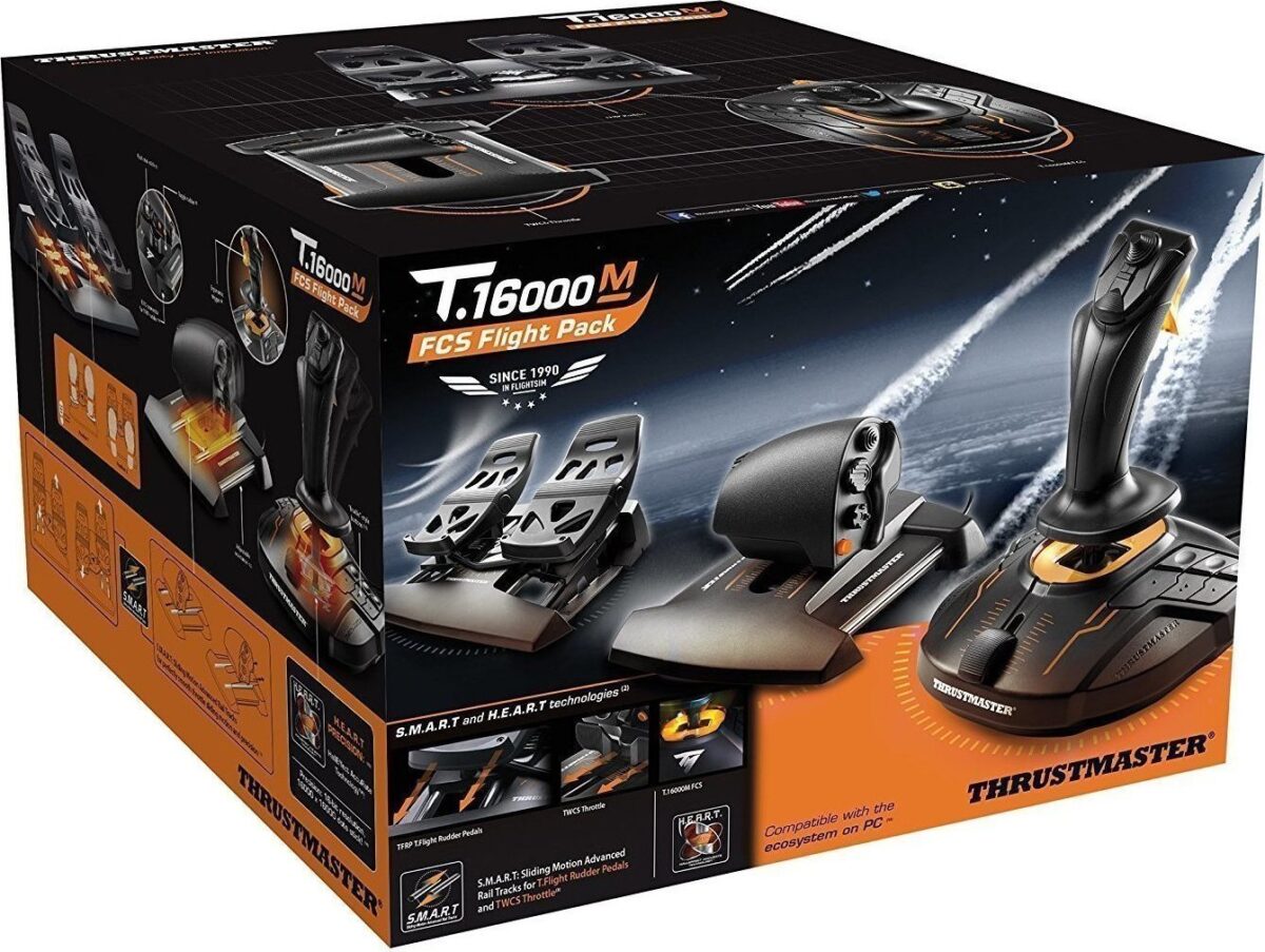Thrustmaster T.16000m FCS Flight Pack Joystick Ενσύρματο Συμβατό με PC - Image 8