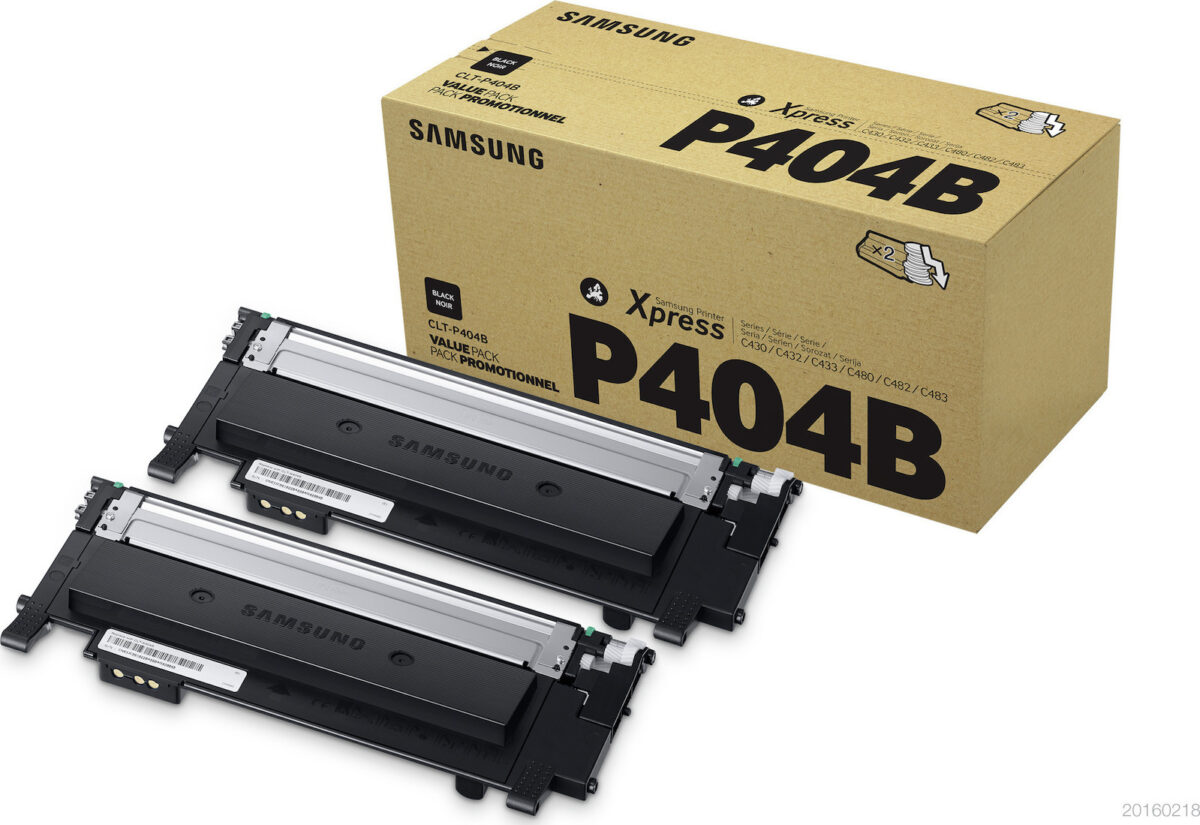 Samsung P404B Γνήσιο Multipack Toner Laser Εκτυπωτή Μαύρο 2τμχ (SU364A) - Image 1