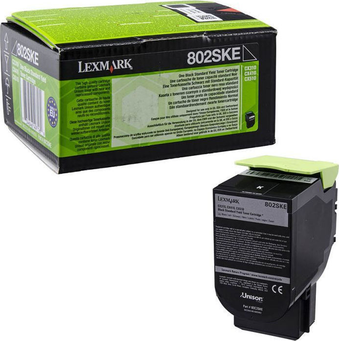 Lexmark 80C2SKE Γνήσιο Toner Laser Εκτυπωτή Μαύρο - Image 1
