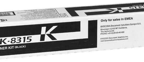 Kyocera TK-8315K Γνήσιο Toner Laser Εκτυπωτή Μαύρο 12000 Σελίδων (1T02MV0NL0)