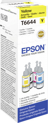 Epson 664 Γνήσιο Μελάνι Εκτυπωτή InkJet Κίτρινο (C13T664440)