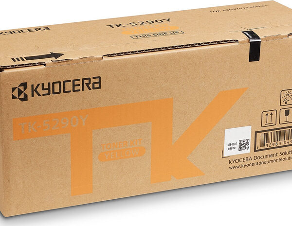 Kyocera TK-5290Y Γνήσιο Toner Laser Εκτυπωτή Κίτρινο 13000 Σελίδων (1T02TXANL0)